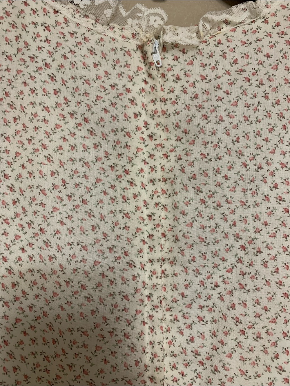 VTG GUNNE SAX Women’s Floral Pink Cream SZ 5 Maxi Dress Cottagecore Festival - Picture 8 of 16